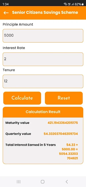 LoanCash - EMI Loan Calculator Screenshot 1