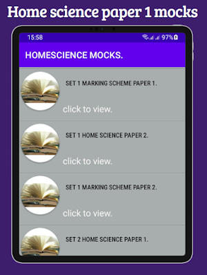 Home Science: mocks & answers Screenshot 1
