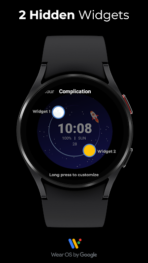 Cosmic Tour watch face Screenshot 2