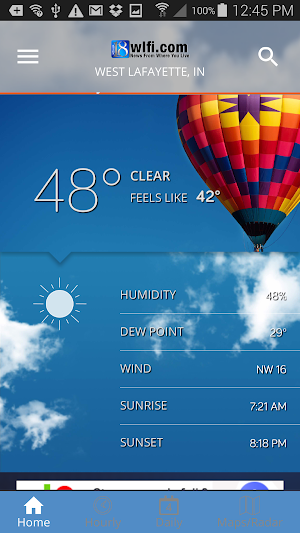 WLFI Weather Screenshot 0