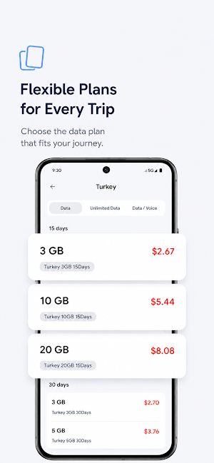 eSIMValue: eSIM for Travelers Screenshot 1