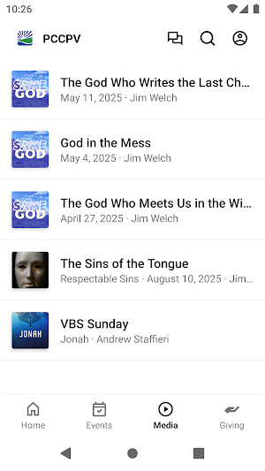 Peninsula Community Church App Screenshot 2