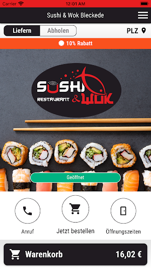Sushi & Wok Bleckede Screenshot 0