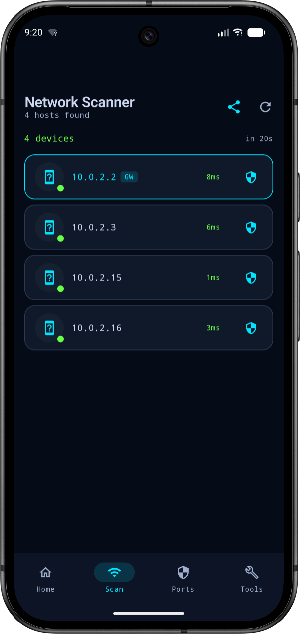 NetScan — Network Scanner Screenshot 2
