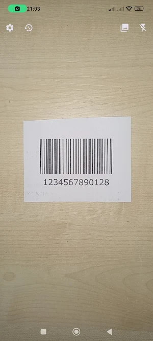 QR + Barcode Scanner Screenshot 1