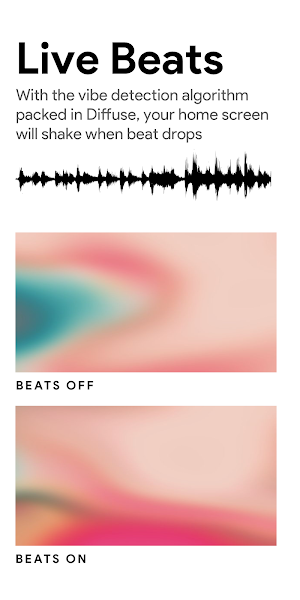 Diffuse Music Live Wallpaper Screenshot 2