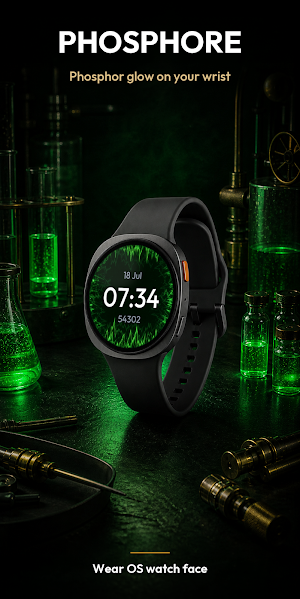 PHOSPHORE – CRT watch face Screenshot 0