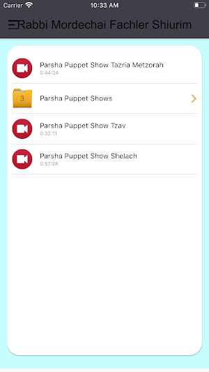 Rabbi Mordechai Fachler Shiurim Screenshot 0