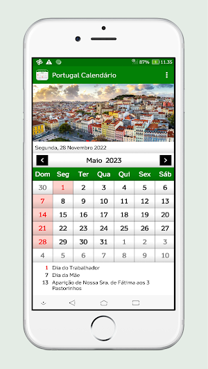 Portugal Calendário 2023 Screenshot 3