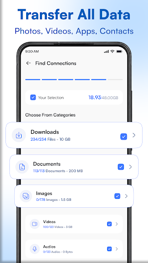 Copy My Data : Smart Switch Screenshot 1