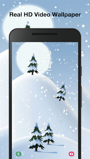 Winter Holiday Live Wallpaper Screenshot 2