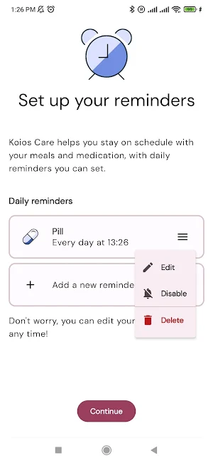 Koios Care Screenshot 2