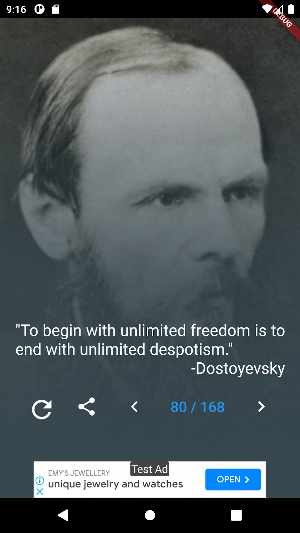 Fyodor Dostoyevsky Quotes Screenshot 0