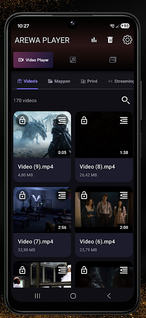 ArewaX: Video & Music Player Screenshot 1