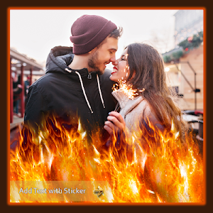 Fire Photo Frame Editor Screenshot 2