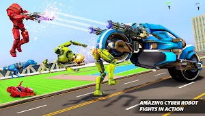 Dino Robot Bike Transform : Robot Dinosaur Games Screenshot 2