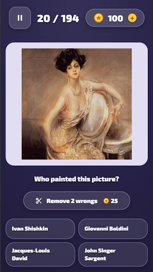 Art Quiz: Guess the Painting Screenshot 2
