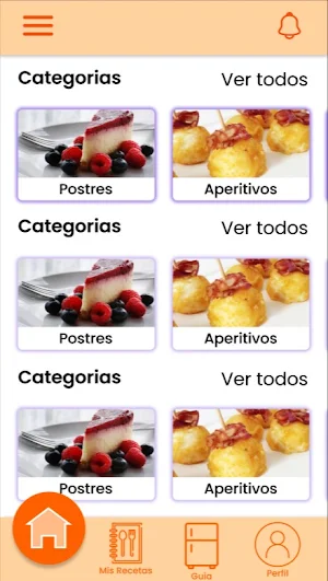 Mis recetas Screenshot 1