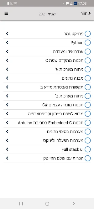 שנקר הנדסאים Screenshot 2