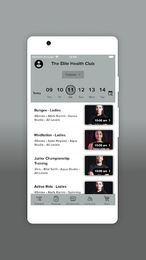 The Elite Health Club Screenshot 2