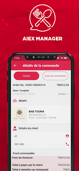 AlexExpress Restaurant Screenshot 3