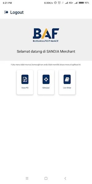 Sandia Merchant Screenshot 1