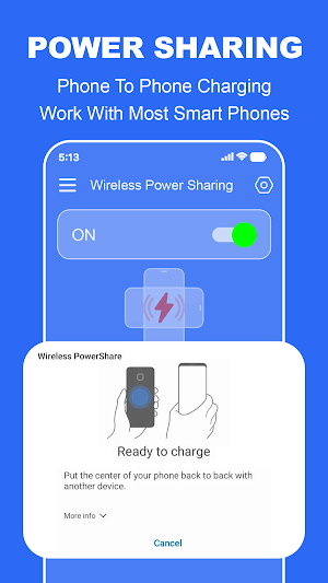 Reverse wireless charging Screenshot 1