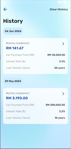 Malaysia Car Loan Calculator Screenshot 3