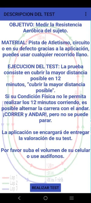 TEST DE KENNETH COOPER Screenshot 3