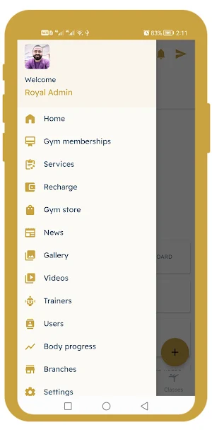 Royal Fitness Gym Screenshot 2