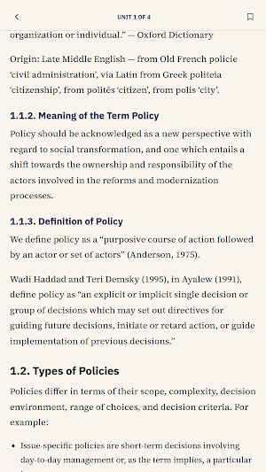 Policy And Program Evaluation Screenshot 0