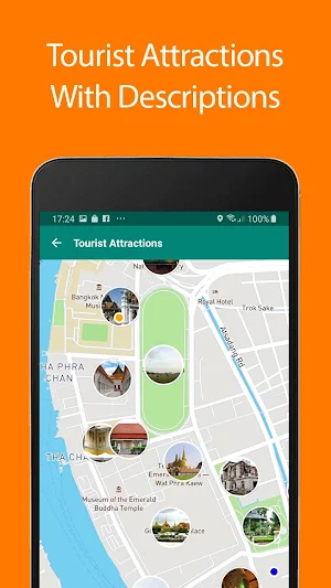Bangkok Offline Map and Travel Guide Screenshot 0