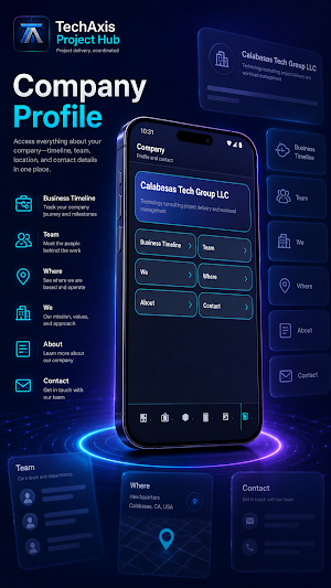 TechAxis Project Hub Screenshot 3