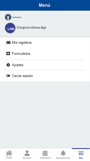 Congreso Adose App Screenshot 3