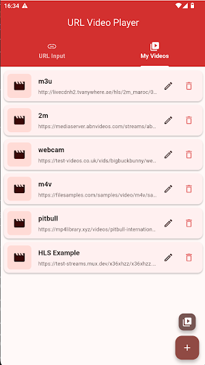 Url Video Player Screenshot 1