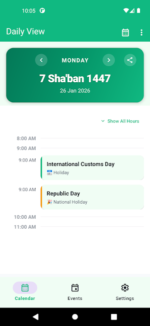 Hijri Calendar: Islamic Date Screenshot 3