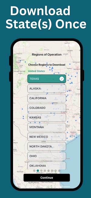 Oilfield Route - Offline GPS Screenshot 2