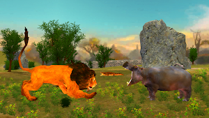 Lion Animal Simulator 3D Game Screenshot 2