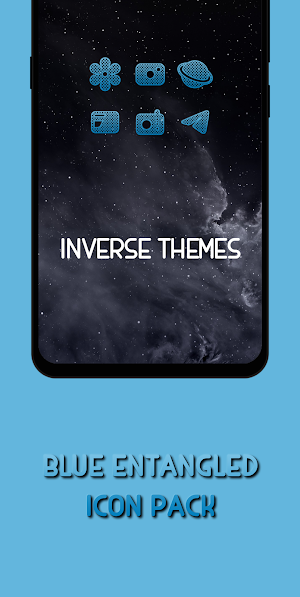 Blue - Entangled Icon Pack Screenshot 3