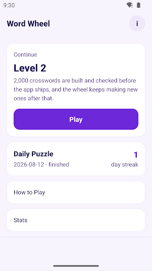 Word Wheel: Crossword Connect Screenshot 2