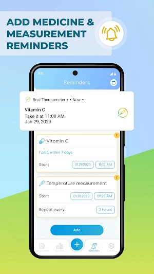 Real body thermometer Screenshot 1