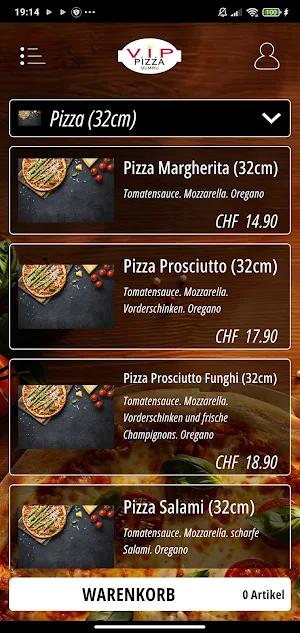 Pizza VIP & Döner Oberwil Screenshot 2