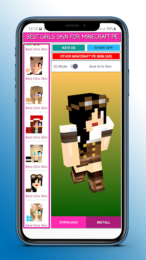 Cute Girl Skins for Minecraft Screenshot 3
