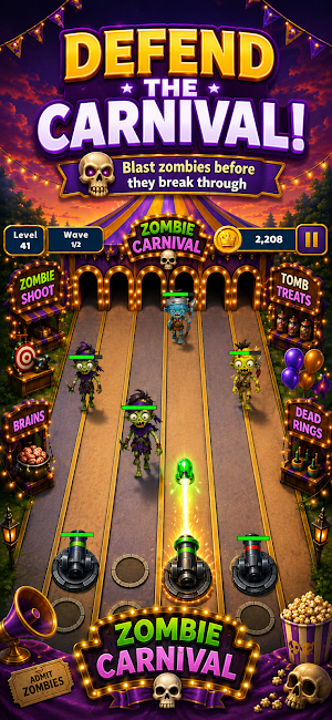 Zombie Carnival: Monster Clash Screenshot 0