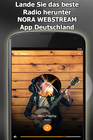 Radio NORA WEBSTREAM Online Kostenlos Deutschland Screenshot 1