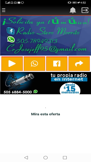 Radio Stereo Morrito Screenshot 1