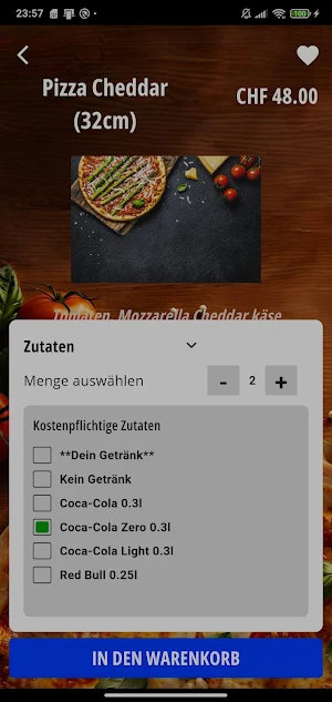 Pizzeria Oberland Rüti Screenshot 1
