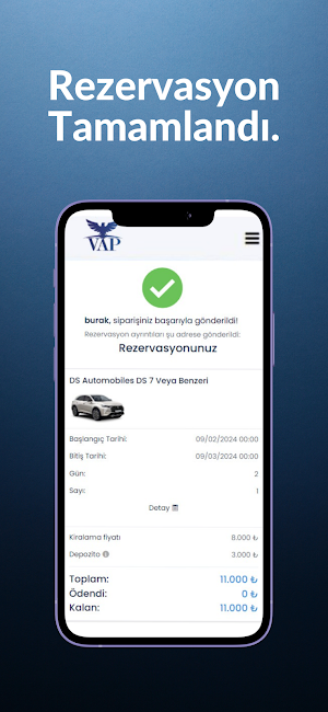 Vap Rentacar Screenshot 2