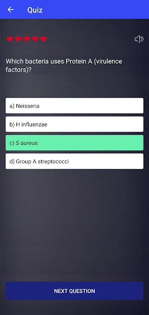 Quick Medical Quizzes Screenshot 1
