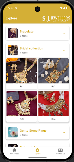 SJ Jewellers Screenshot 2